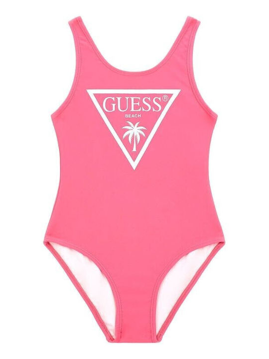 Guess Kids Swimwear One-Piece Fuchsia