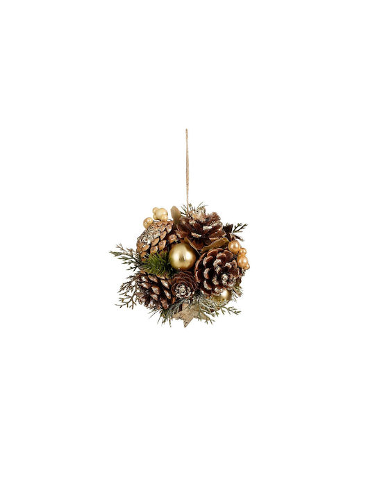 Ornament Gold Kugel Ornamente H12 D12cm