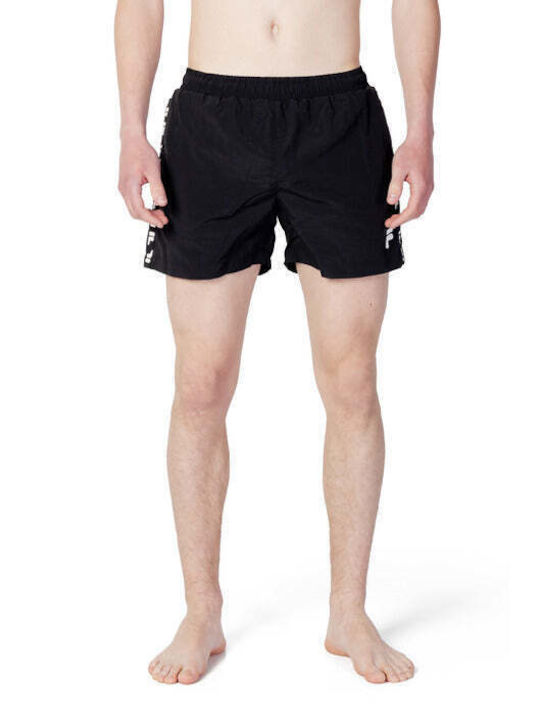 Fila Herren Badebekleidung Shorts Schwarz