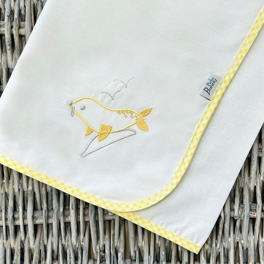 Bunny Bebe Hässe-Wickeltuch Yellow Gelb