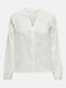 Only Women's Long Sleeve Shirt Cloud Dancer OffWhite