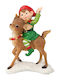 MSA Christmas Figure Elf Red Height 22.1cm Greets Poly