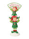 MSA Illuminated Christmas Figure Elf Red Height 57cm