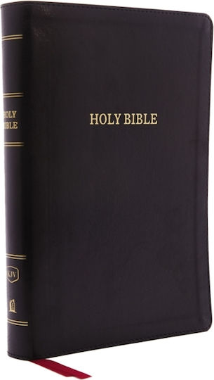Kjv Holy Bible: Giant Print With 53,000 Cross References, Deluxe Black Leathersoft, Red Letter, Comfort Print (thumb Indexed): King James Version
