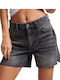 Ovin Vintage Women's Jean Shorts Black