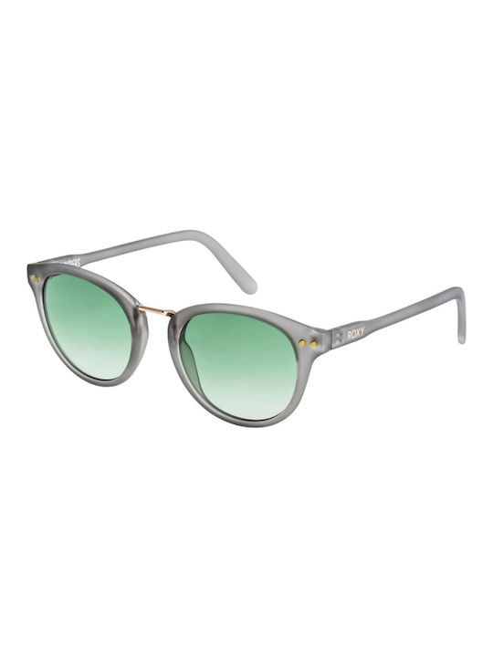 Roxy Sunglasses with Gray Plastic Frame and Green Gradient Lens ERJEY03105-KYH9