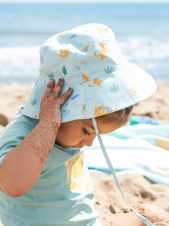 Saro Παιδικό Καπέλο Υφασμάτινο Αντηλιακό Γαλάζιο