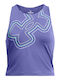 Kinder-Crop-Top Ärmellos Lila Branded