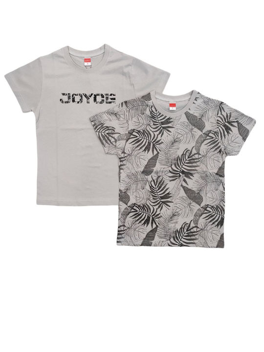 Joyce Set of Kids Blouses grey