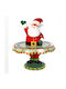 MSA Weihnachtliche Tortenständer Keramik L30.48xB30.48xD33.02cm.
