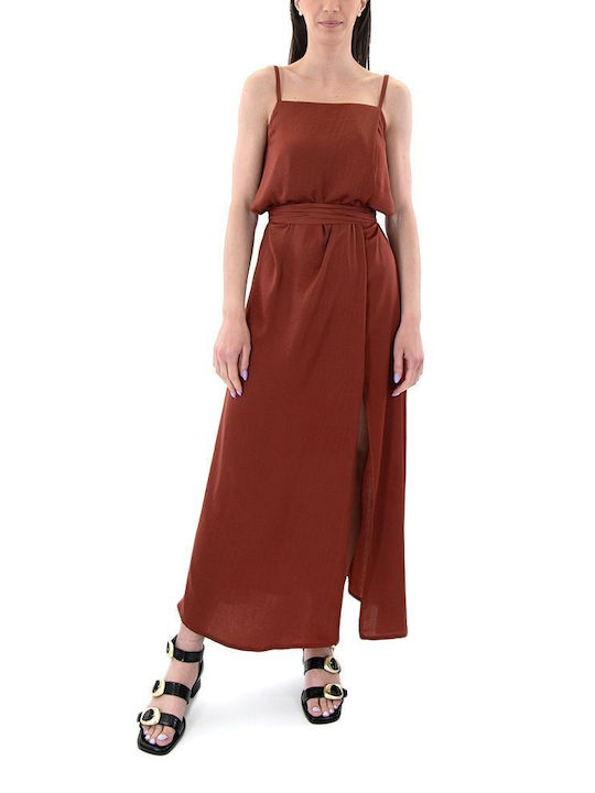 Moutaki Midi Kleid Coffee