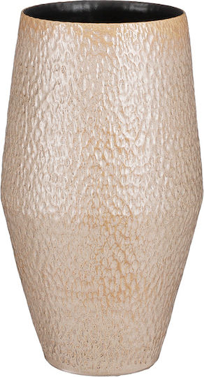 MSA Vază Decorativă Ceramică Bej x25xÎnălțime45cm