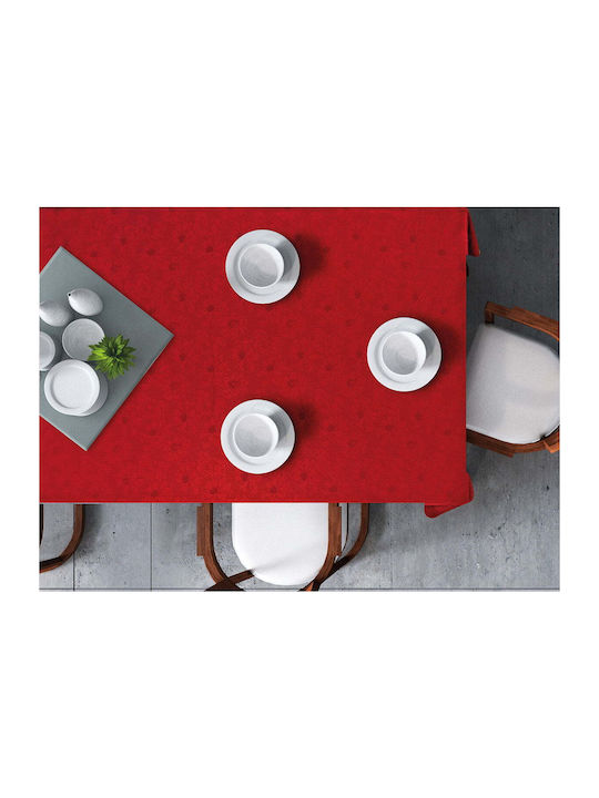 Beauty Home Christmas Tablecloth Red L160xW260cm 1pcs