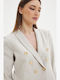 Garantie Damen Blazer Off White