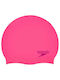 Speedo Plain Moulded Schwimmkappe Kinder Rosa