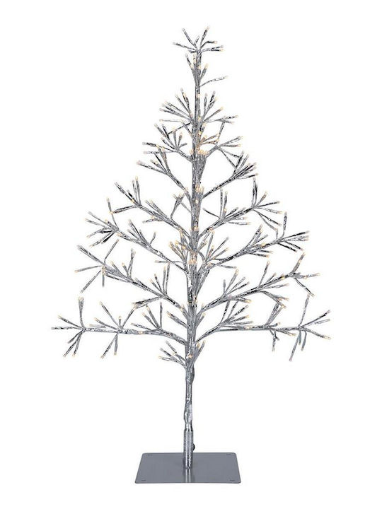 Christmas Decorative Illuminated Tree Electric Silver
