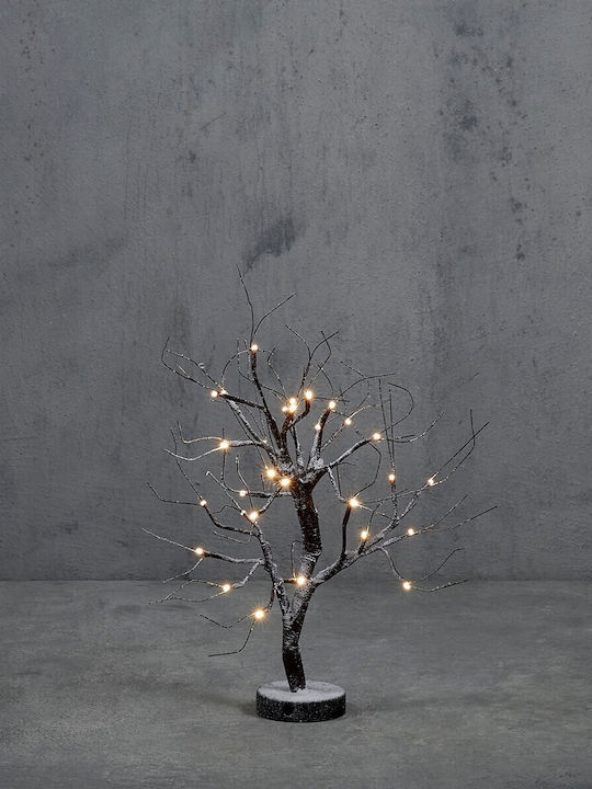 Christmas Decorative Illuminated Tree 55cm IP20 Battery Brown