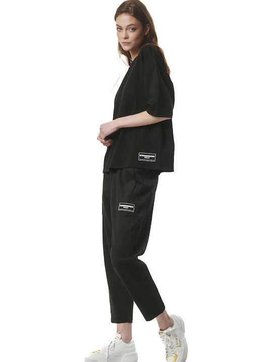 Body Action Παντελόνι Φόρμας με Λάστιχο Fleece ...