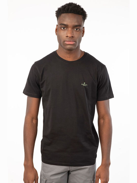 Rebase Ανδρικό T-shirt Κοντομάνικο Black