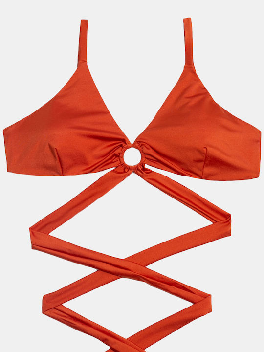 Rock Club Bikini Τριγωνάκι Terracotta