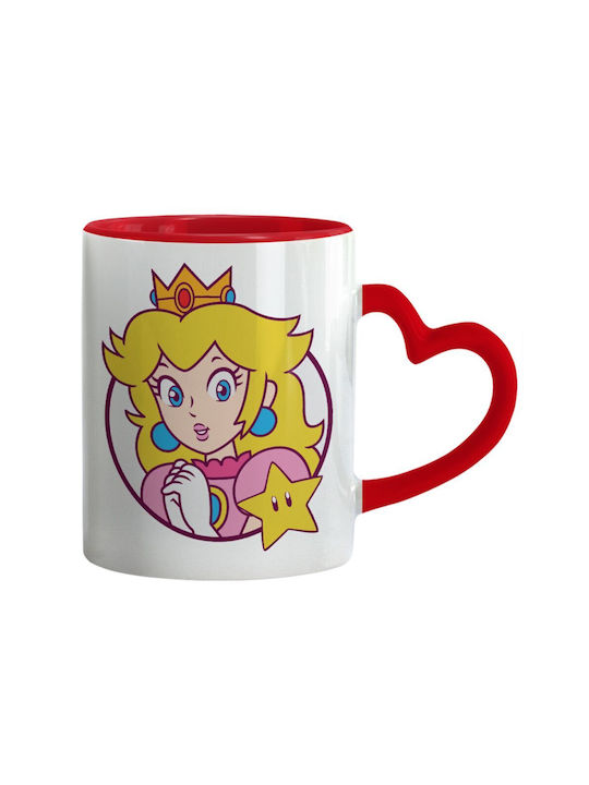 Koupakoupa Princess Peach Чаша Керамично Червен...