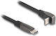 DeLock Plat / Împletit USB 2.0 Cablu USB-C bărbătesc - USB-C de sex masculin 60W Negru 1m (80751)