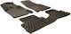 Carro 234298 Floor Mats Mats 3d Rubber Tpe Peugeot 3008 4008 5008 Citroen C4 Picasso 2008-2016 4 Pieces Black