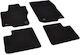 Rigum Set of Front and Rear Mats 4pcs for Mercedes-Benz ML / GLE Black
