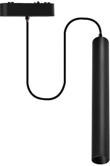 Adeleq Μονό LED Φυσικό Λευκό Σποτ σε Μαύρο Χρώμα