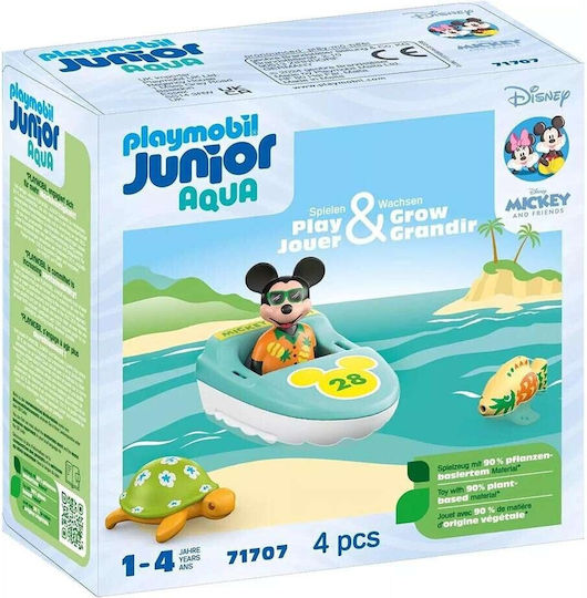 Playmobil Junior Mickey Mouse and his Chris-Craft for 1-4 years old