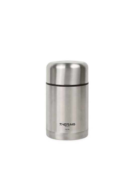 ThermoSport Δοχείο Φαγητού Inox Θερμός Ασημί 750ml
