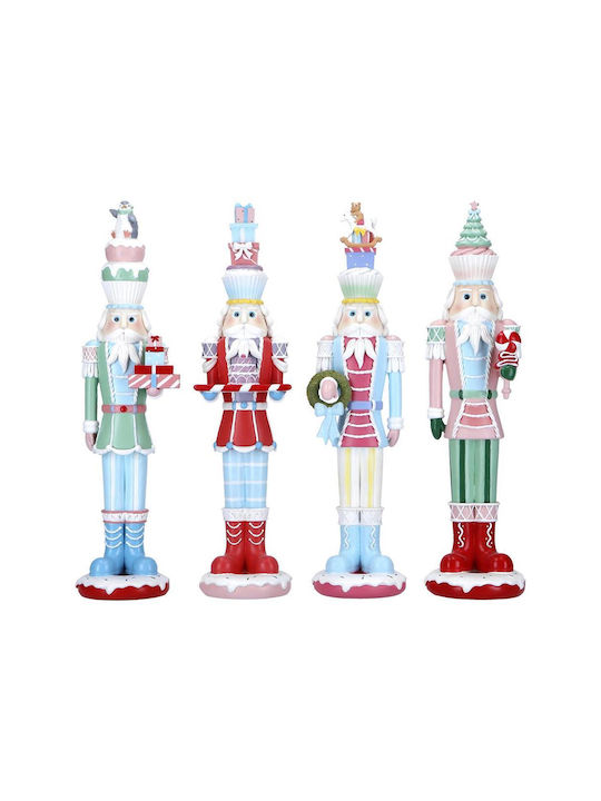 MSA Christmas Nutcracker 42cm Red 4pcs