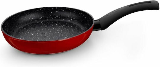 Bra Tigaie Titanio Roșie Din Aluminiu 28cm