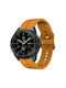Samsung Galaxy Watch 42mm 20mm Schleife Silikon Uhrenarmband Bernstein gelb