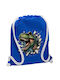 Koupakoupa Dinosaur Break Wall Παιδική Τσάντα Πλάτης Μπλε 40εκ.