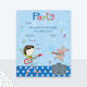 Fun Fashion Invitation 1pcs PR108