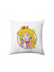 Prinzessin Pfirsich Sofa Kissen 40x40cm Inklusive Füllung