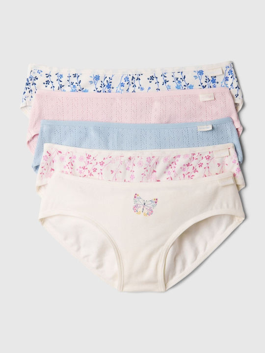 GAP Kids Set with Briefs Floral Print 5pcs