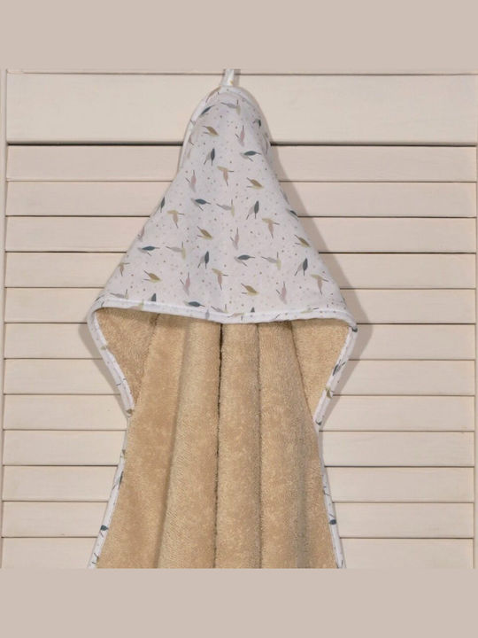 Baby Oliver Baby Bath Towel Hooded 75x75cm