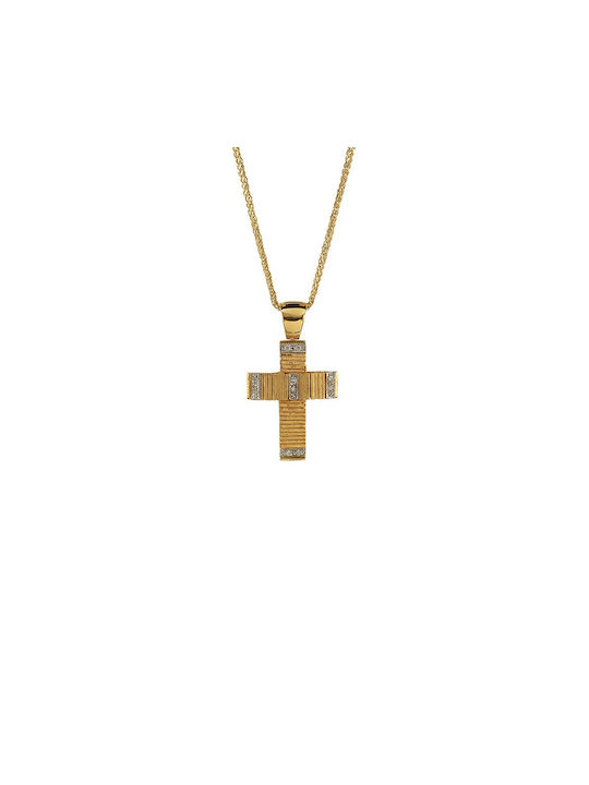 VRjewels Femeiesc Aur Cruce 14K