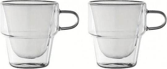 Becher Glas Transparent 250ml 2Stück Becher Glas Transparent 250ml 2Stück