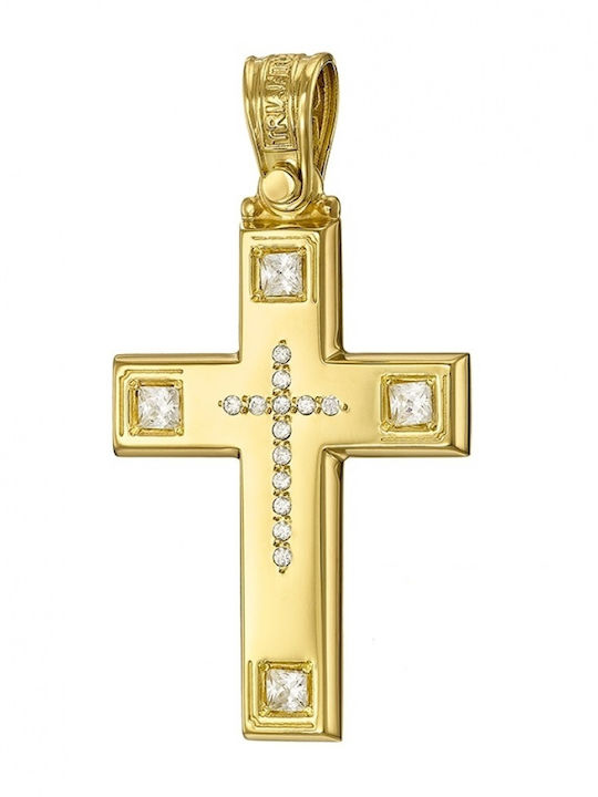 Triantos Women's Gold Cross 14K