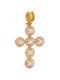 Senzio Belibasakis Women's Gold Cross 14K