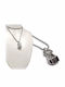 Karmafashion Herren Halskette Stahl 304 Kette Punch Silber 2412-712