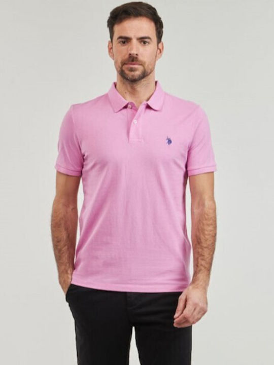 U.S. Polo Assn. Assn Ανδρική Μπλούζα Pink