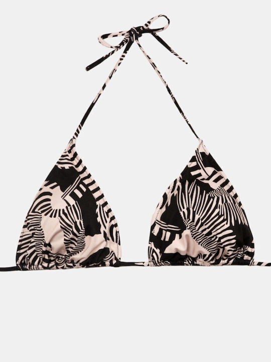 Γυναικείο Μαγιό Τρίγωνο Rock Club Macacao Print Τοπ Bikini Plus Size Lycra