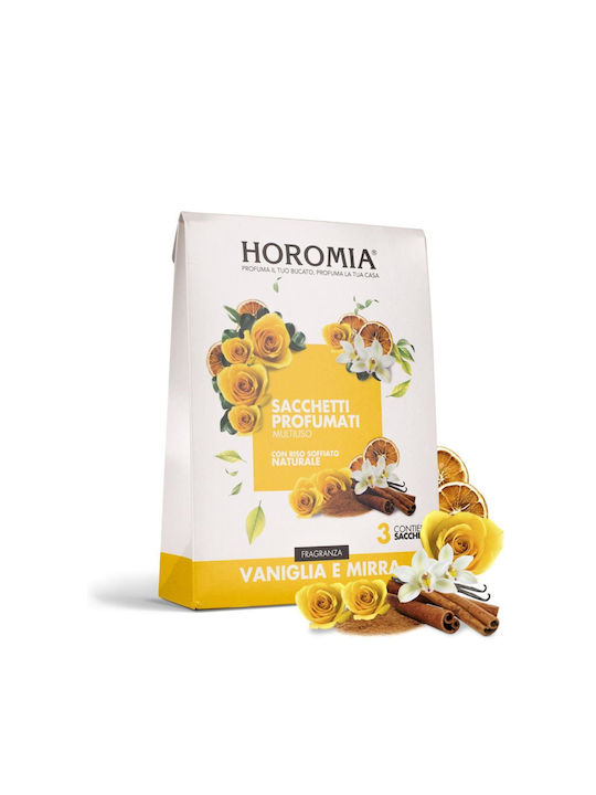 Horomia Αρωματικό Ντουλάπας Vanilla and Myrrh με Άρωμα Βανίλια SC-HK-128 3τμχ