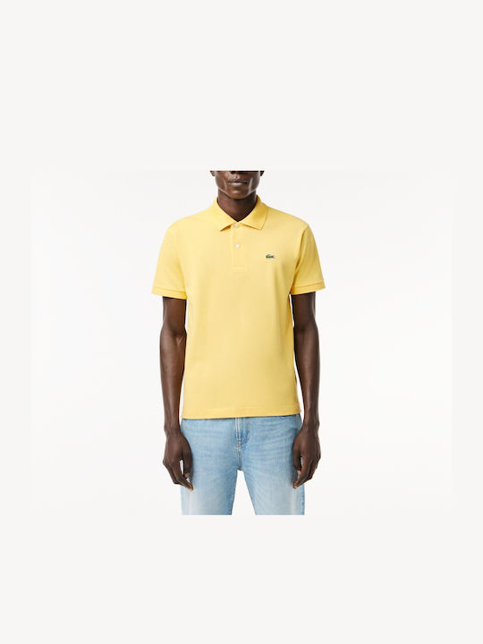 Lacoste Bluza Bărbătească Polo Galbenă