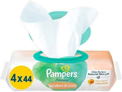 Pampers Harmonie Бебешки кърпички 176бр