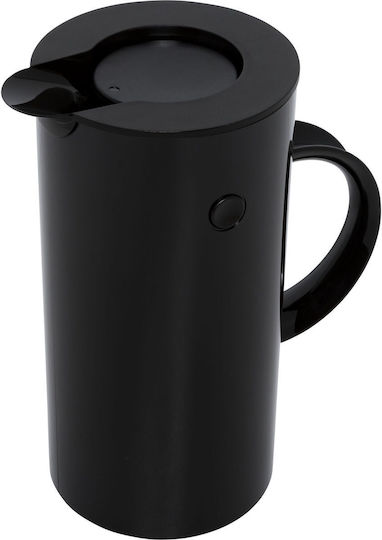 Stelton Em 77 Thermosflasche Kanne Stelton Edelstahl 500ml Schwarz